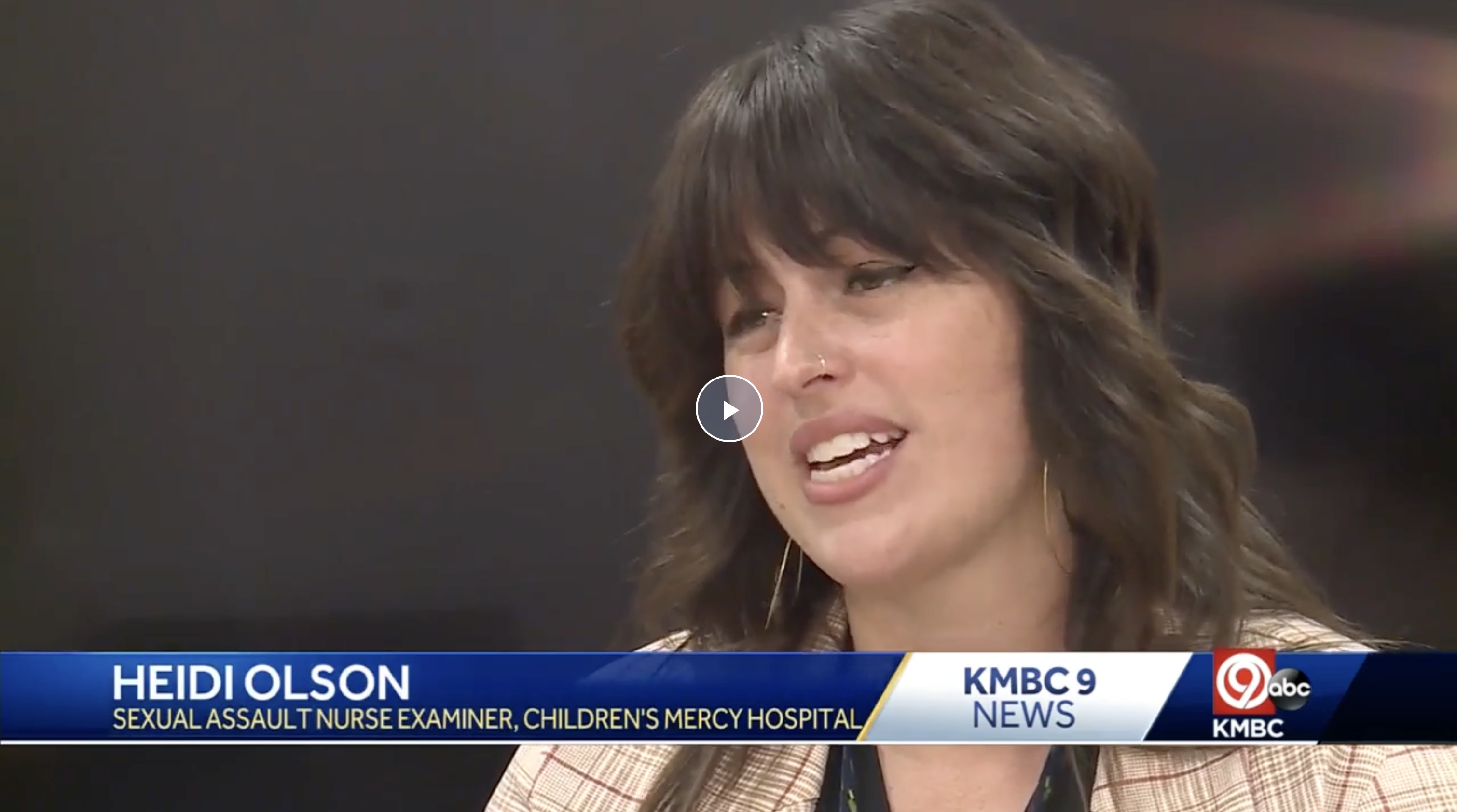 Alarming trend: Heidi Olson, Children’s Mercy Nurse Says More Children Being Sexually Assaulted by Peers